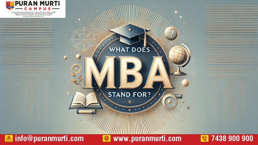 MBA Full Form