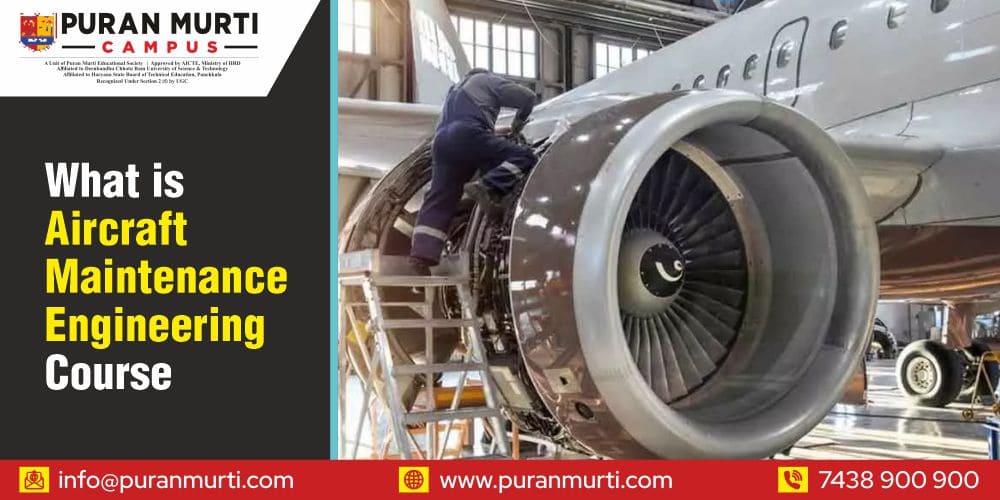 what is aircraft maintenance engineering course