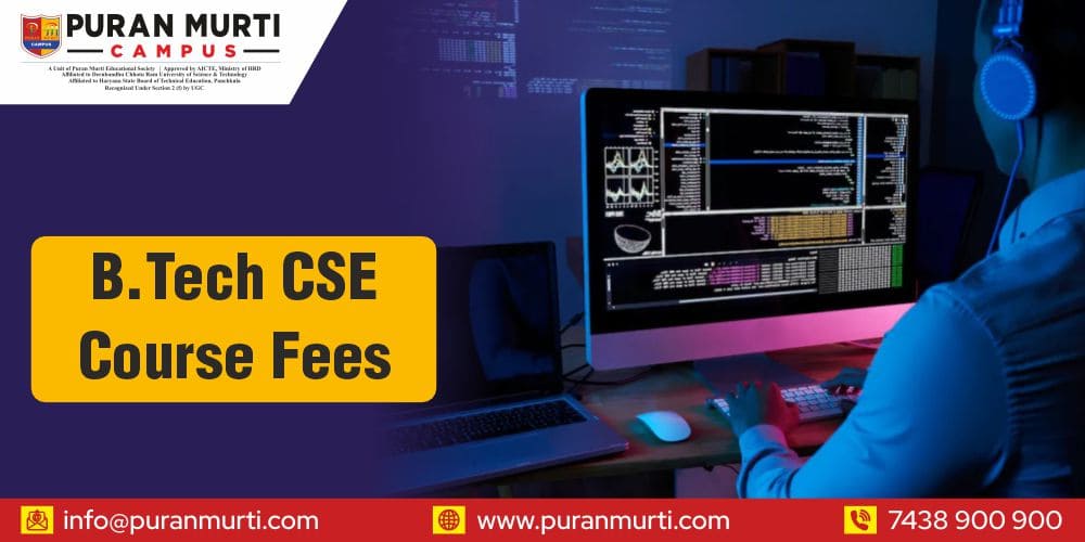 b tech cse course fees