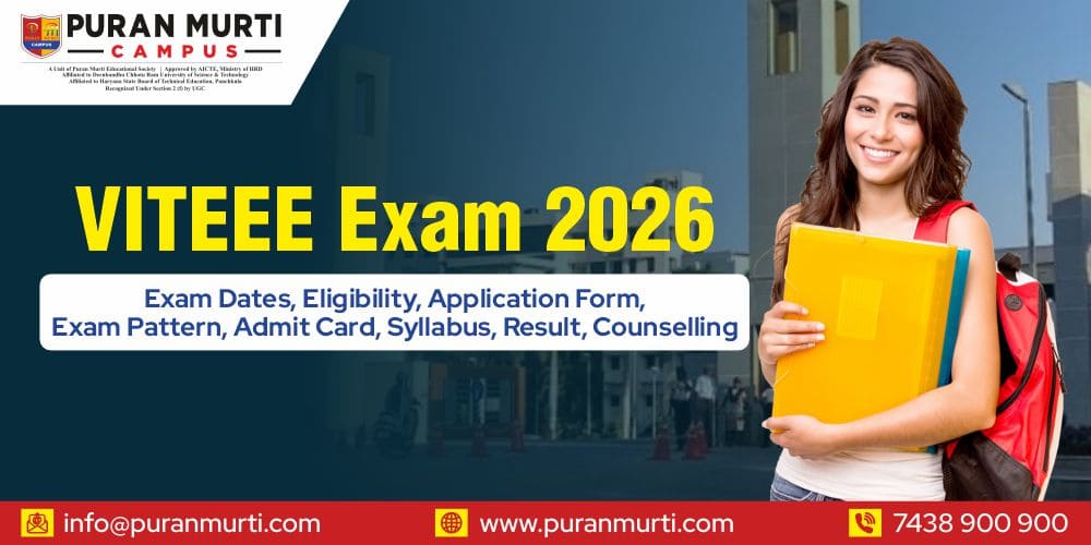 VITEEE Exam 2026 Exam Dates