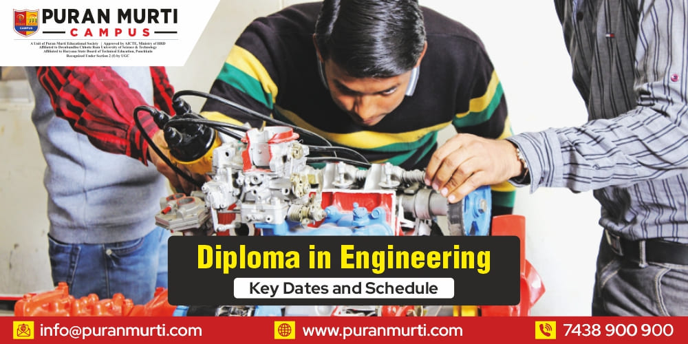 Diploma in Engineering Key Dates and Schedule