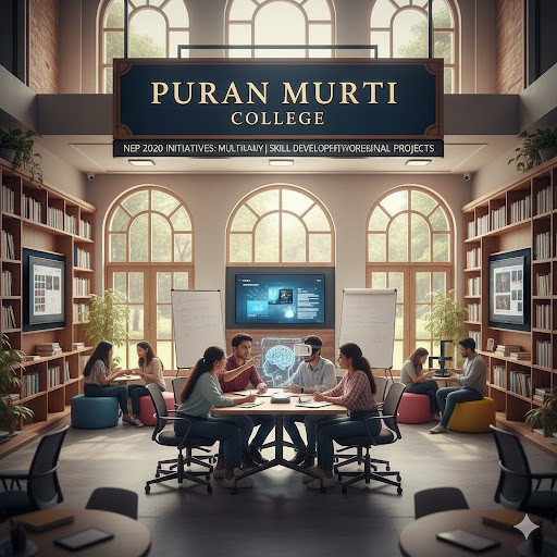 Students at Puran Murti Global School engaging in multidisciplinary learning as per NEP 2020