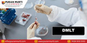 Student doing blood test in lab