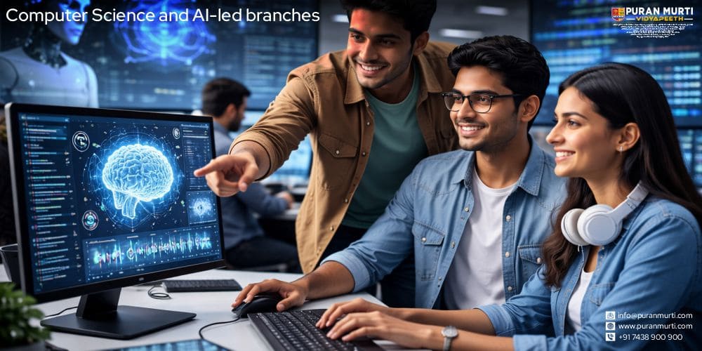Computer Science and AI-led branches