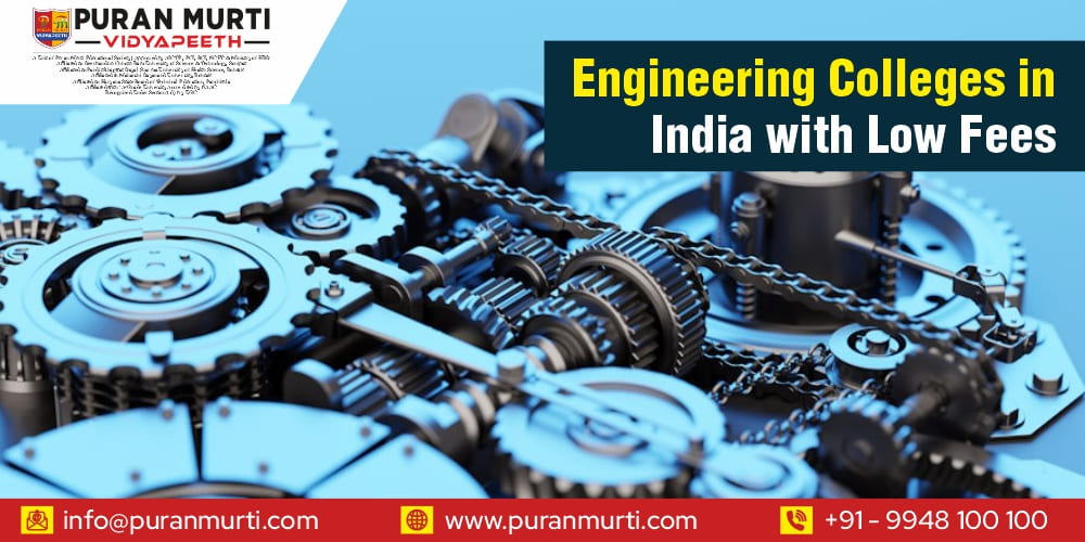 Engineering colleges in India with low fees