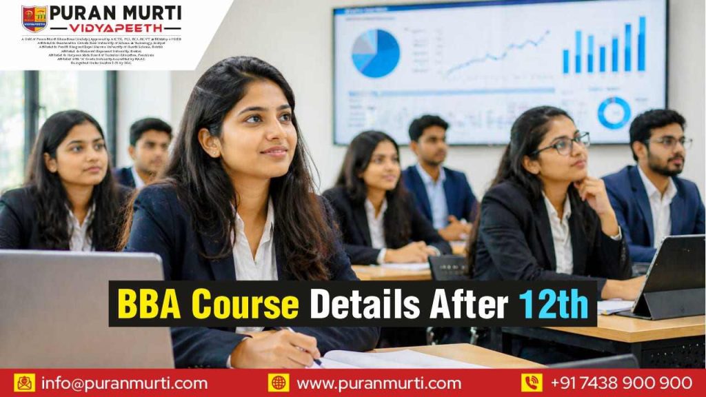 BBA Course Details After 12th