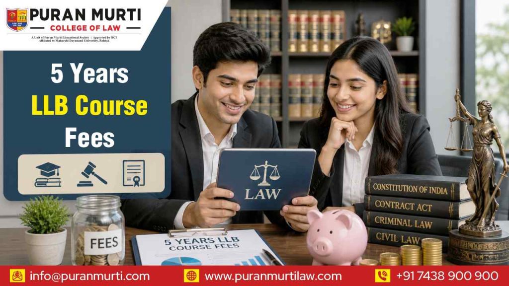 5 Years LLB Course Fees