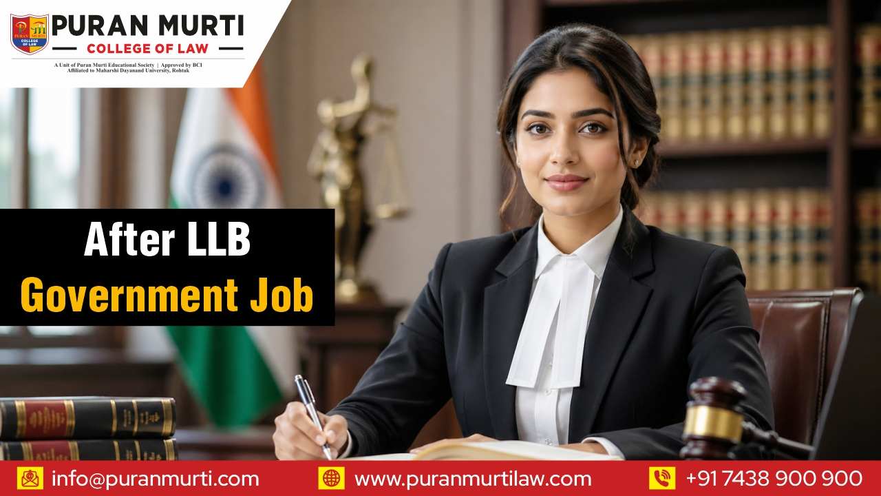 After LLB Government Job