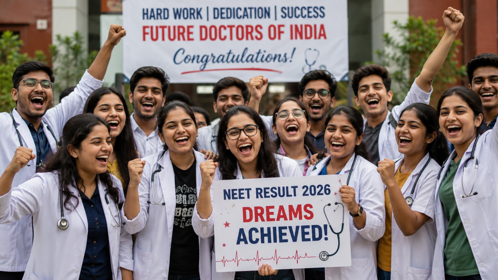 NEET topper celebration 2026