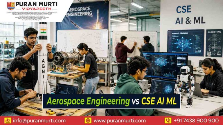 Machine Learning Aerospace Aerospace Engineering vs CSE AI ML - Puran Murti Vidyapeeth Blogs