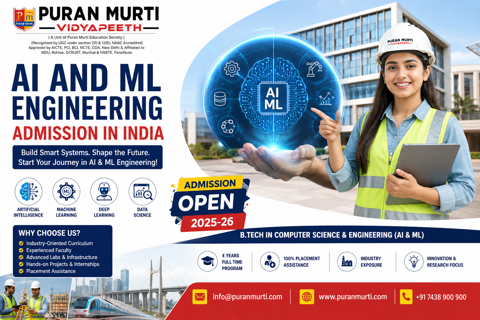 AI and ML Engineering Admission in India
