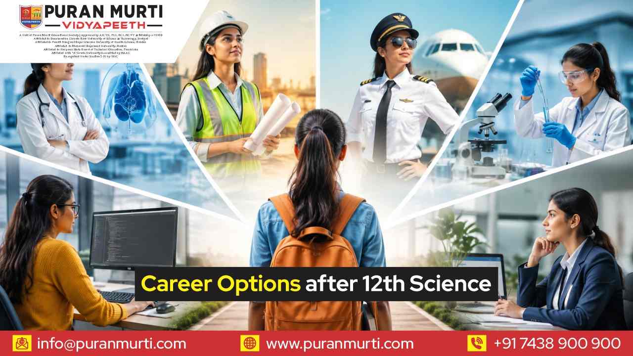 career options after 12th science