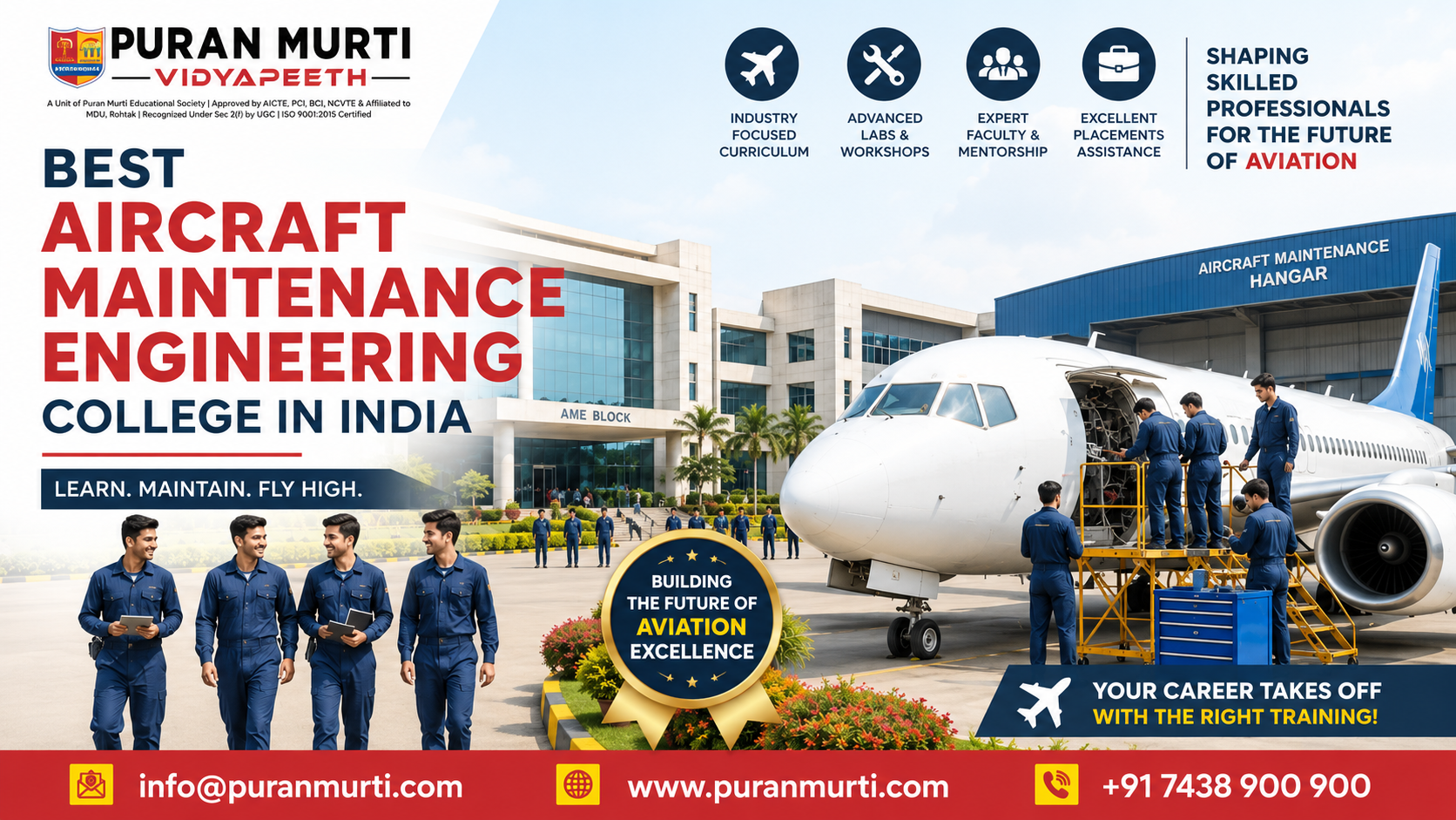 Best Aircraft Maintenance Engineering College in India
