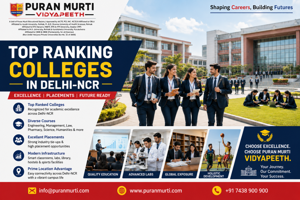 Top Ranking Colleges in Delhi-NCR