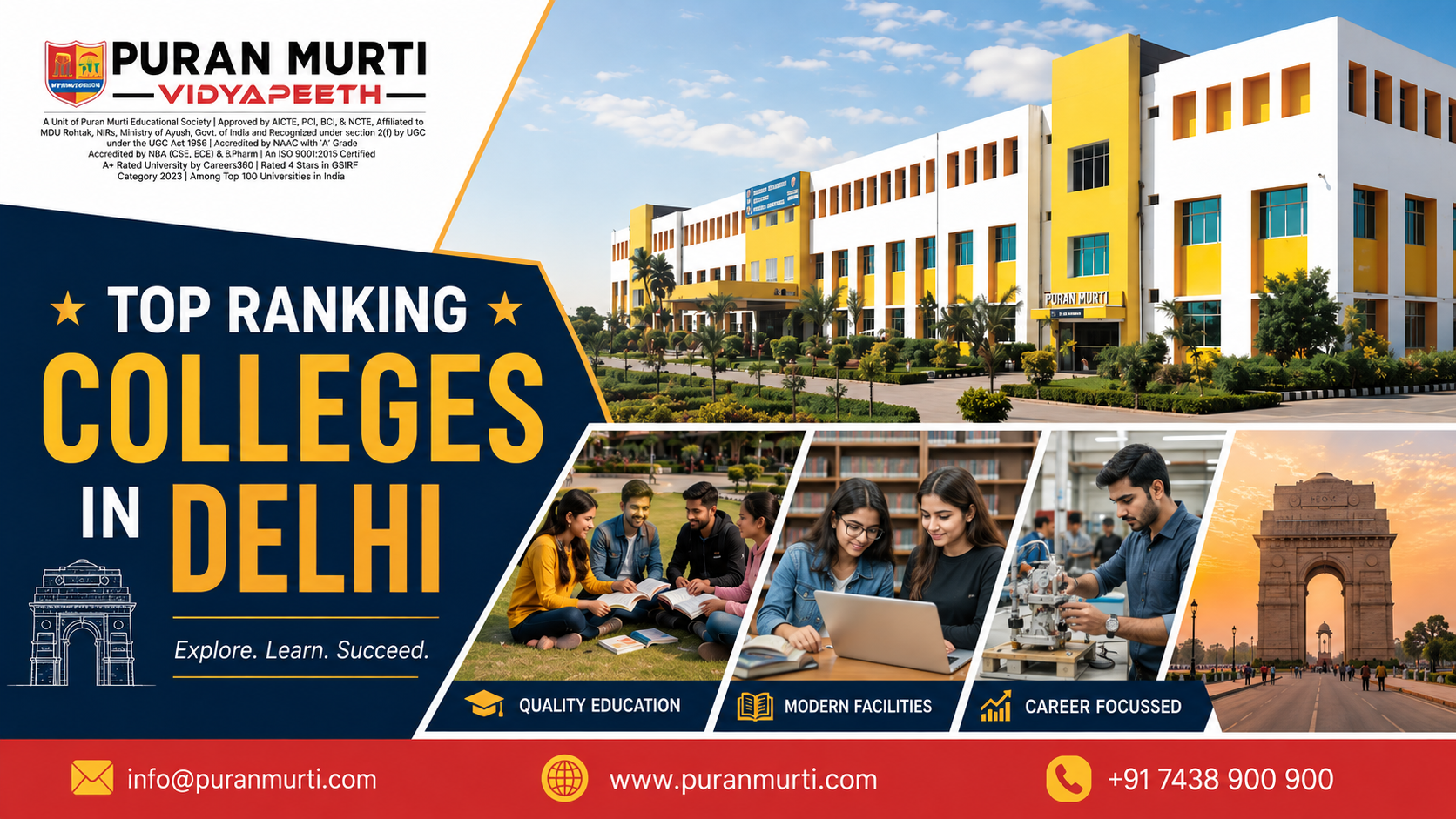 Top Ranking Colleges in Delhi