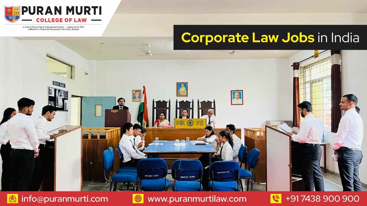 Corporate Law Jobs in India