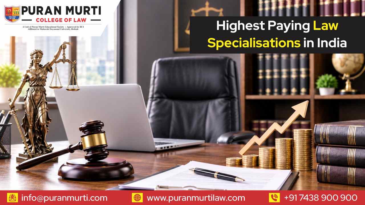 Highest Paying Law Specialisations in India