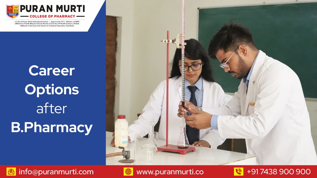Career Options After B Pharmacy
