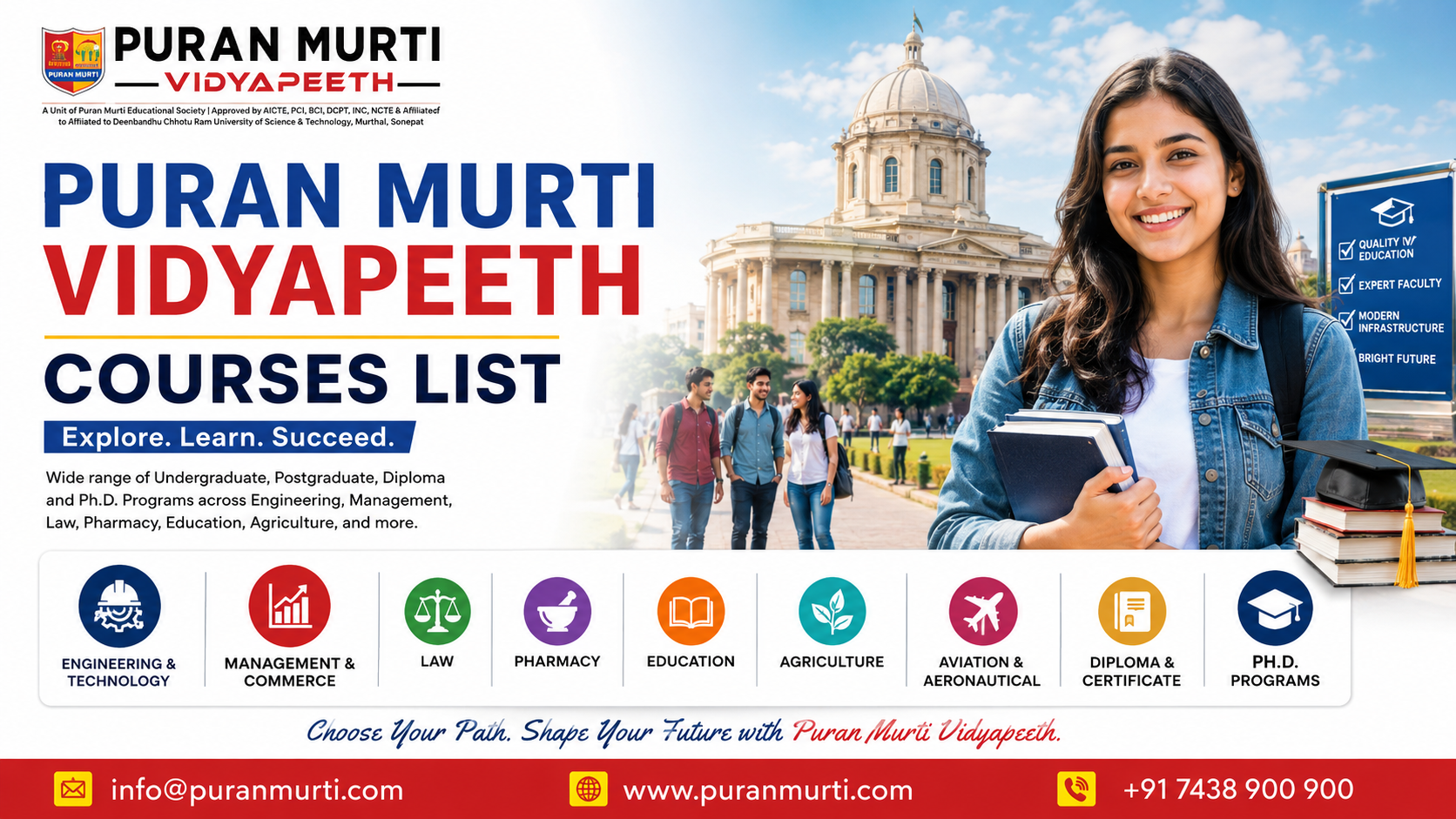 Puran Murti Vidyapeeth Courses List