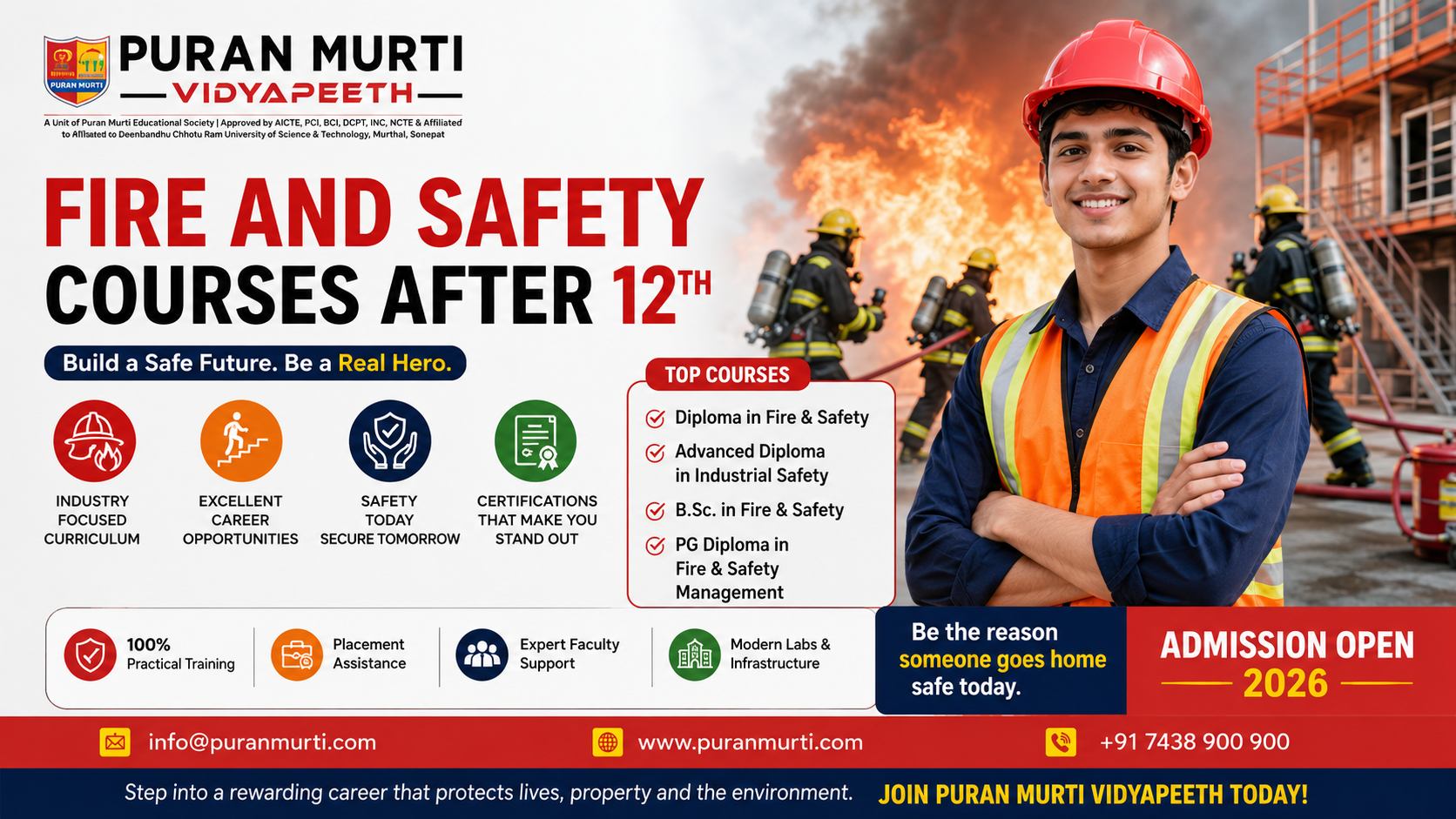 Fire And Safety Courses After 12th