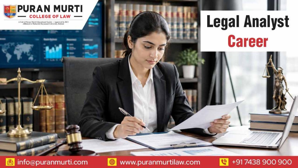 Legal analyst career
